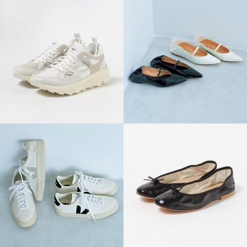 大人に人気のデザインが勢ぞろい! 「最旬フラット靴&スニーカー」