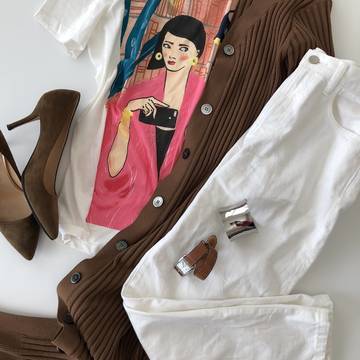 娘が選んでくれたZARAのTシャツは・・・