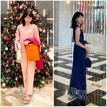 年末ホリデーシーズンのコーディネート