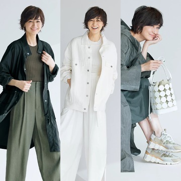 今すぐ欲しいのは、一気に格上げしてくれる名品だけ！富岡佳子がまとう「アウター&小物 春の新名品」まとめ