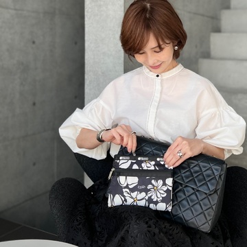 エクラ✖︎レスポートサックのポーチ　一足早く試させて頂きました