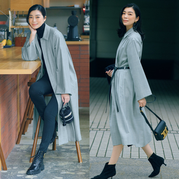 「シャツワンピース」はベルトのありなしで変化をつける【頼れる二刀流ワンピース】