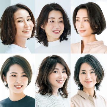 フェミン＆おしゃれ印象「理想のボブ」ヘアカタログ【50代髪型人気ランキングTOP10】