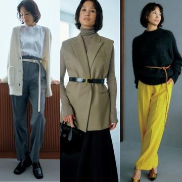 50代の差がつく着こなし。「ベルト」でおしゃれが見違える！
