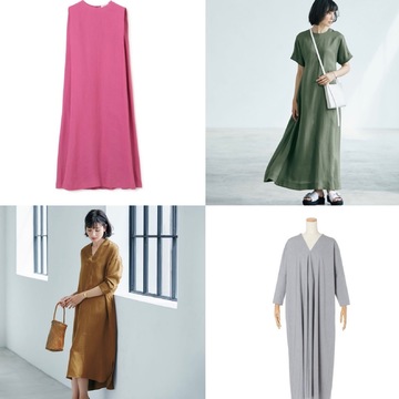 涼しくて、きちんと感も失わない！素肌に心地よいワンピース