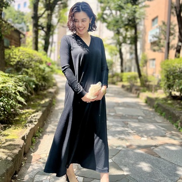 会食ワンピースは2代目カレンソロジー♡