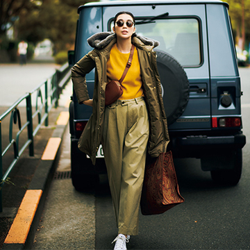 【Day30】温泉旅行はやはりパンツ！ スポーティなワイド系チノでとびきりおしゃれに【冬の洗練パンツ30days】