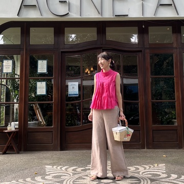 《 UNIQLO×マルニ 》ブラウスで 大好きなインドネシア料理店へ