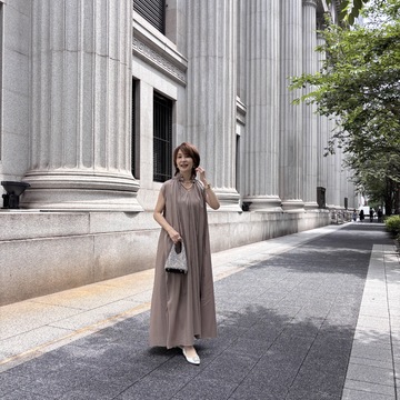 この秋も活躍、愛用ワンピーススタイル