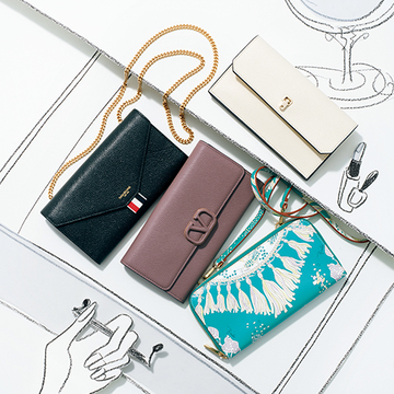 【大人女性に人気のブランド長財布＆チェーンウォレット】エレガンス漂う4アイテム