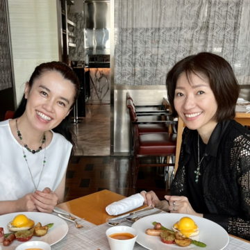 華奢見えノースリーブ♪マンダリンオリエンタル東京