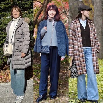 【50代の紅葉コーデ5選】コートやカーディガンで寒さ対策もばっちり！落ち着きある色味で景色にもなじむ