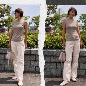 最高の休日！ユニクロのワイドストレートジーンズで叶える「楽ちんおしゃれ」なお散歩コーデ