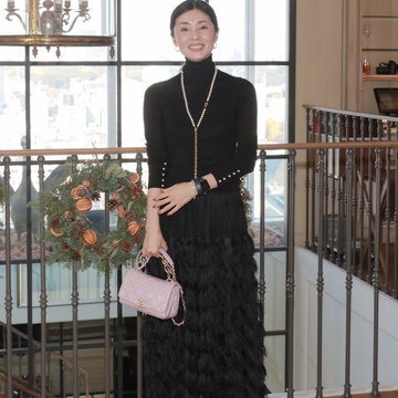 忘年会は、私らしいドレスアップスタイルで♡