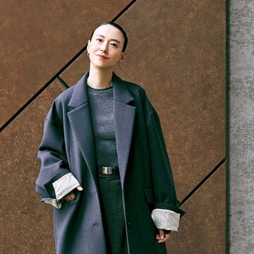 冬アウターとしても活躍！「シティショップ」のジャケットコート【BAYCREW’S プレス 宮崎由紀子さんの着こなし】