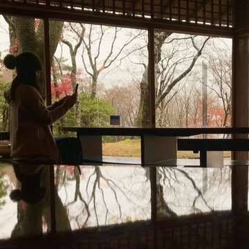 ドライブ女子旅♡雨の箱根美術館