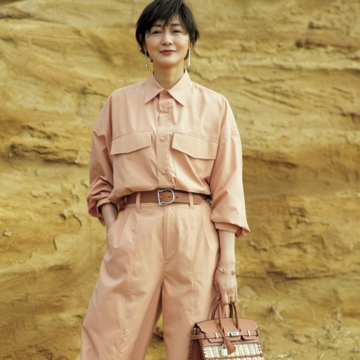 【富岡佳子、空と、大地と、エルメスと】「バーキン」の新作はラタンとレザーのコンビネーション