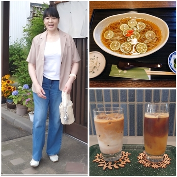 目にも鮮やか、すだち蕎麦で夏バテ防止！