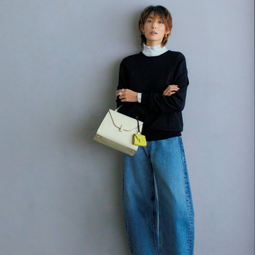 【“白”で見違える冬コーデ】“数センチの白”に大人のかわいげを託す