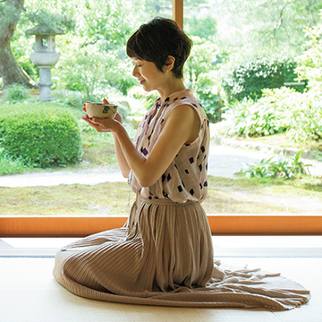 庭の眺めとさわやかなお薄に癒される「兼六園・時雨亭」【黒田知永子、夏ならではの金沢】