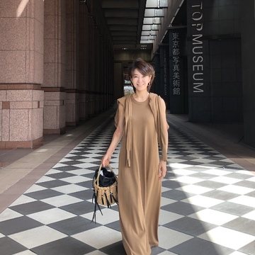 小物で変化♪表情豊かなドラマティックワンピ