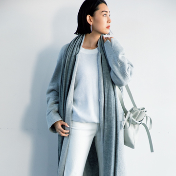 さらなるしゃれ見えをかなえる！グレー＋ホワイトコーデ2【森慶子のグレー・ベージュスタイル】