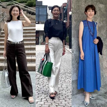 【50代愛用のGUシューズ5選】高見え必至！夏の足もとに華やかさと抜け感をプラス