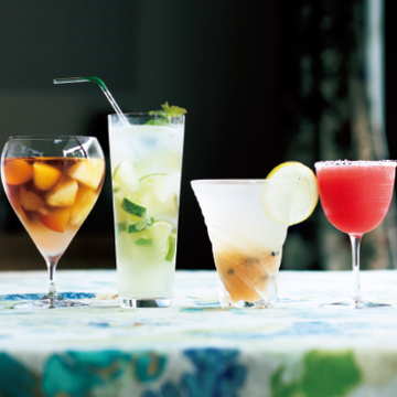 人気のフルーツレシピを大人の味わいに！夏のウェルカムドリンク＜夏の午後のおもてなしレシピ＞