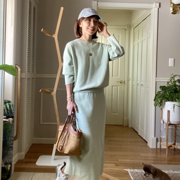 スポーツカジュアルなセットアップ