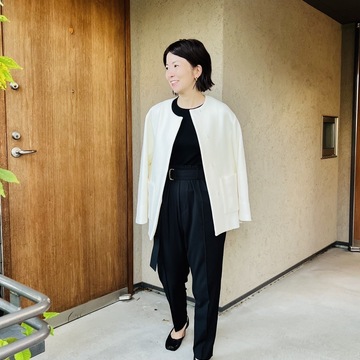 人気エディター発田美穂さん　E by eclat 10着を着てみました♪　vol.7「ノーカラーショートコート編」 