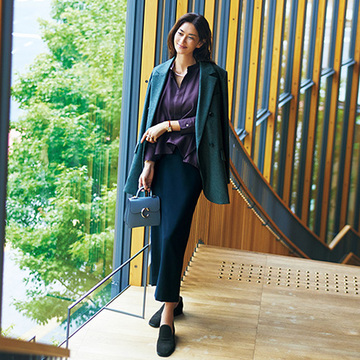 シックで都会的な印象を醸す！メンズライクな「ジャケット」コーデ【ブレンダ in Tokyo DAYS】