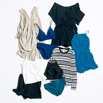 洋服のように着られる水際アイテムが充実「någonstans」の水着【今こそ大人の水着、再デビュー】