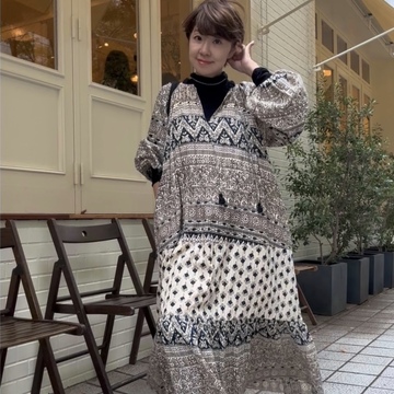 秋の着回しワンピースコーデ。わたしと秋とスイーツ