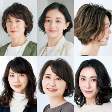 髪の長さ＆お悩み別「髪型カタログ2023」【50代髪型人気ランキングTOP10】