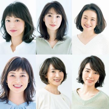 ボリュームもフェイスラインもアップする「上向きボブ」が人気！【50代髪型人気ランキングTOP10】