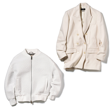 春アウターは白ジャケットをこなれ感たっぷりに着こなして【おしゃれプロがねらう新しい“白”】