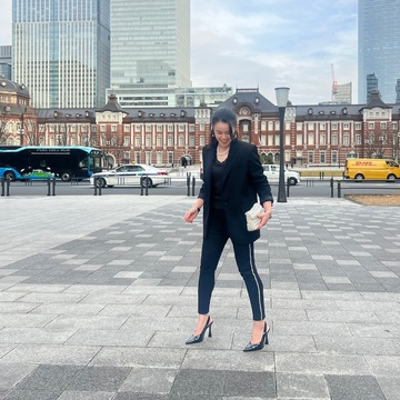 ZARAブラックコーデ☆マニッシュな気分♬