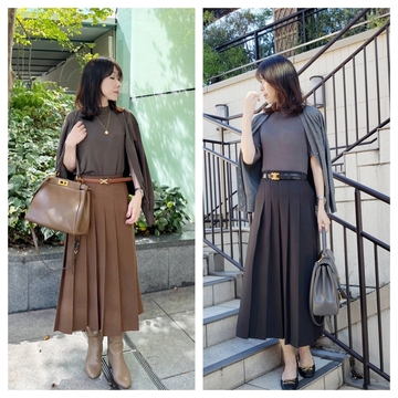 大ヒットの予感！【GU】新作のプリーツスカートを色ち買い♪