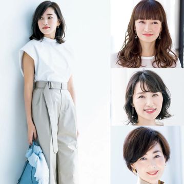 モデル・仁香さんの「上向きボブ」＆「ボブこなれコーデ」をチェック！【50代髪型人気ランキングTOP10】