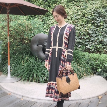 ４０代の古着コーデ･冬のフォークロア