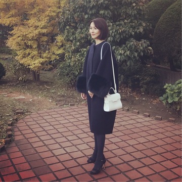 この秋一目惚れしたコートでエクラ10周年イベントへ♪