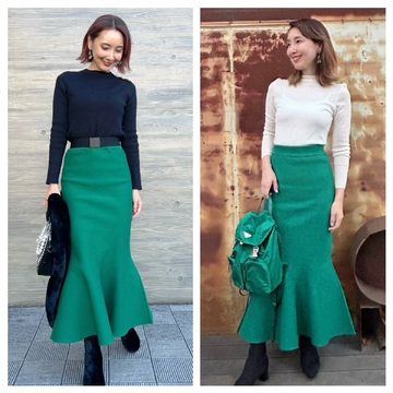 緑の色で街に優しい風を送りたい。映えるのに落ち着く魔法のカラー　～私の開運コーデ～