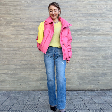 ピンクxイエロー　