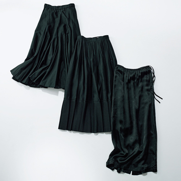 おすすめ黒スカート、人気の3ブランドを編集部が厳選！【アラフィーの新定番は黒スカート】