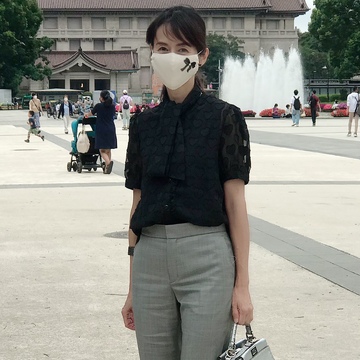 お気に入りのマスクをつけて上野へ♡