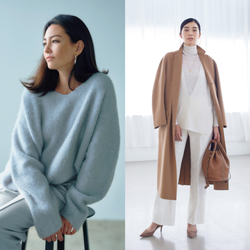 今季ファッションの基本色は「ライトグレー」か「濃いめベージュ」の2択で決まり！