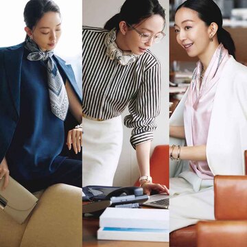 【ネクタイがわりの“働くスカーフ”3選】頼りがいある一枚を、センスよく巻いて