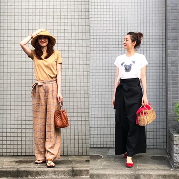 あるものTシャツ 2コーデ