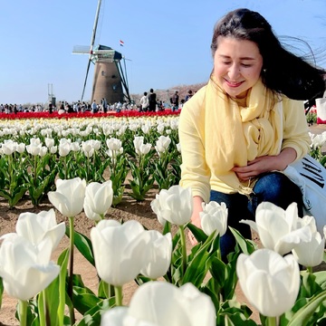 カラフルで可愛い♡チューリップ畑の景色を楽しんできました♪