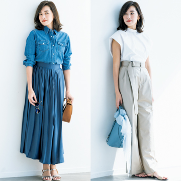 モデル・仁香さんがお手本！「上向きボブ」で春のトレンド服をスタイルアップ